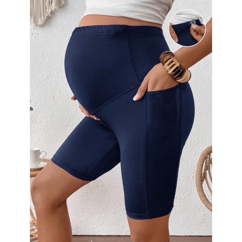 Y 50922 Maternity Belly Support Shorts - Comfortable Pregnancy Wear