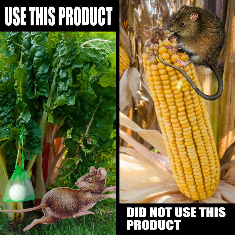 20Pcs Home Outdoor Garden Repels Mice Rats Squirrels Bats Non Toxic Long Lasting Protection Ultra Strength Rodent Repellent Ball