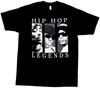 חולצת טי LEGENDS HIP HOP 2Pac טופאק ביגי איזיאי לגברים מבוגרים S-2XL שחור חדש