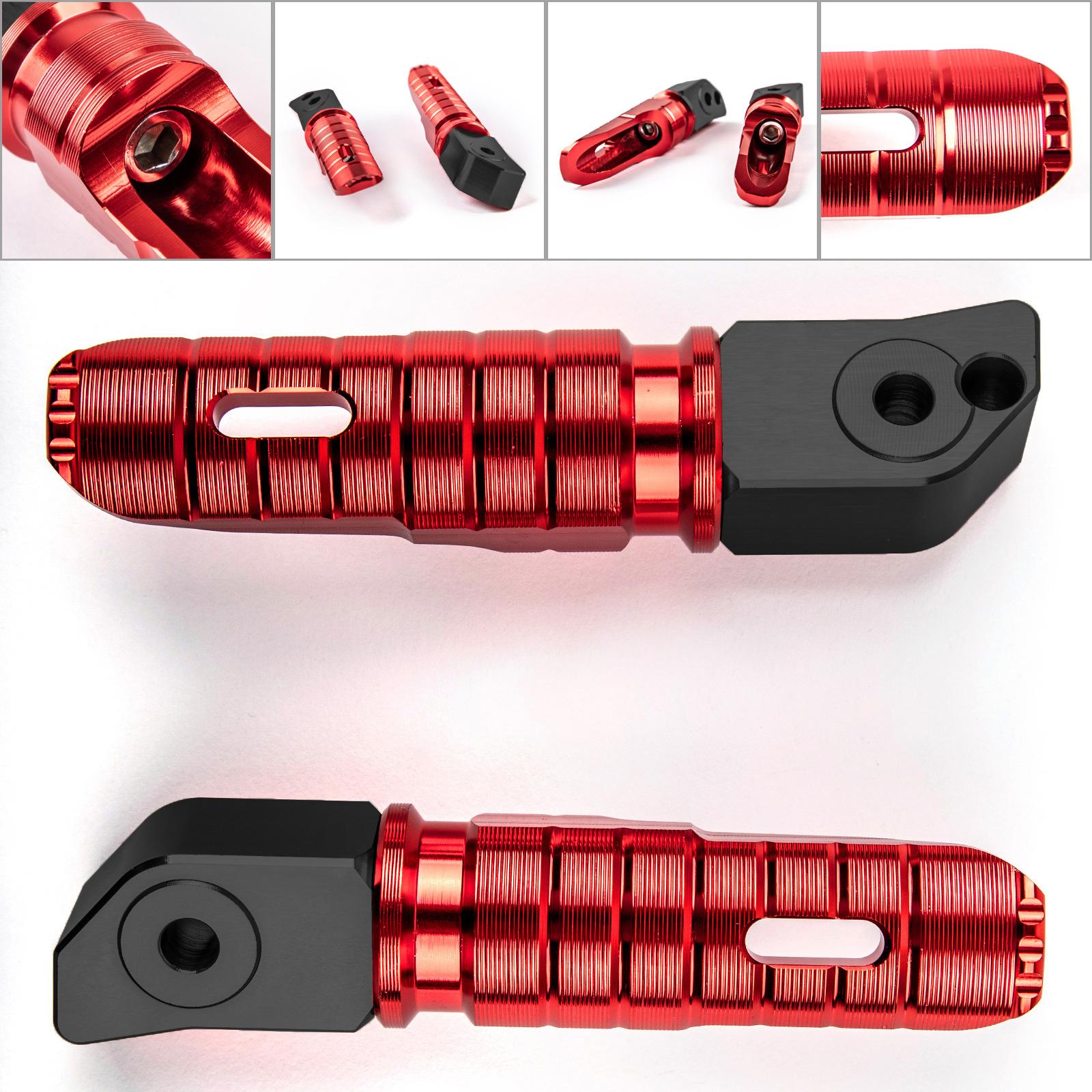

Rear Footrests Foot Peg for HONDA CBR250RR CBR600RR CB500 CB650R/CBR650R Red