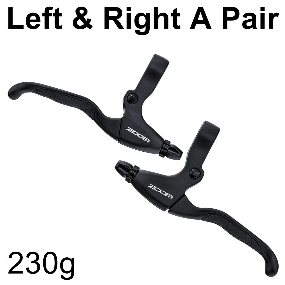 ZOOM bike Brake Lever with Bell Aluminum Alloy V Brake Disc Brake Levers fold bike Brake Levers for 22.2mm handlebar One Pair