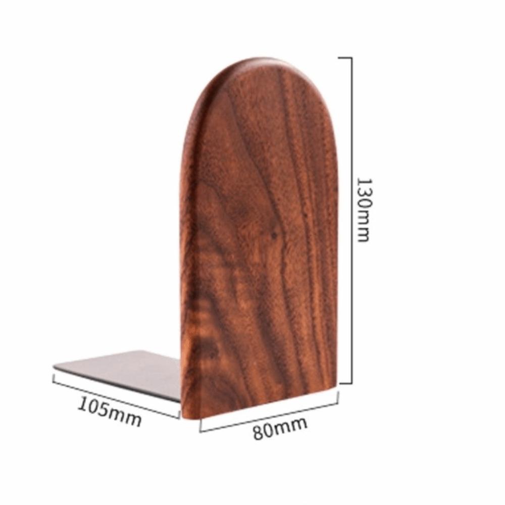 Anti-Slip Wood Book Stoppers Detachable Book Supports High Quality Wooden Bookends  School Office