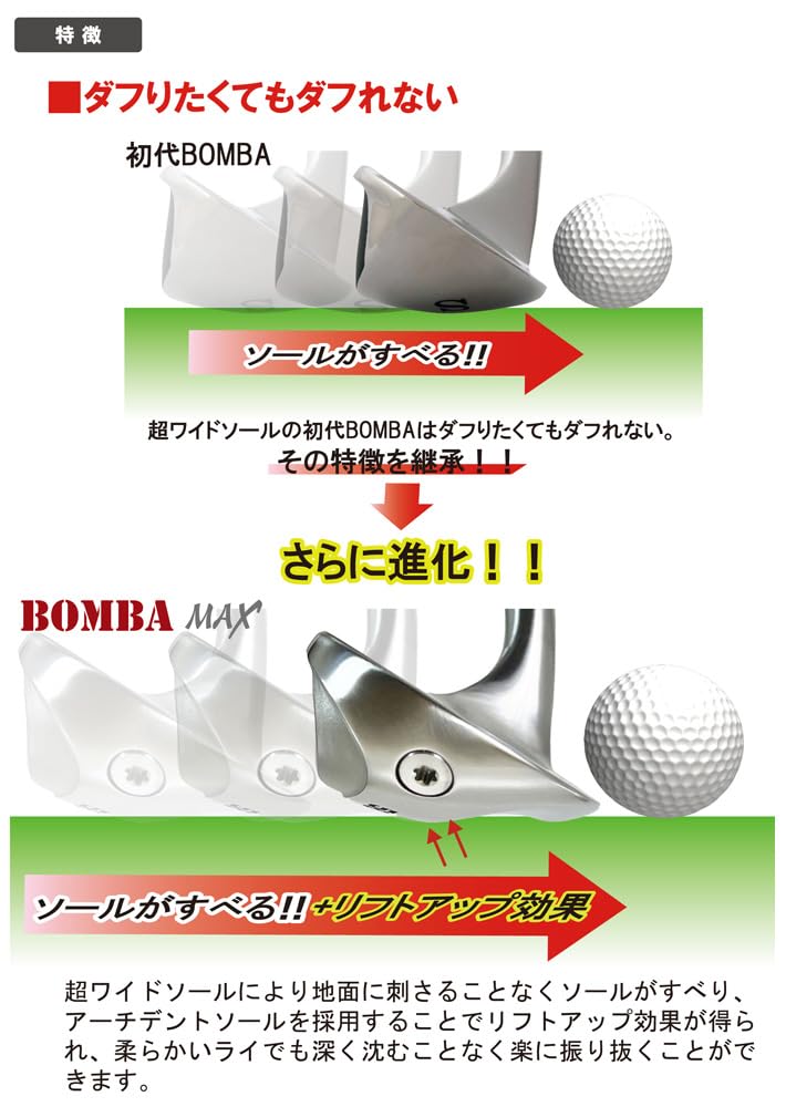 Lynx BOMBA MAX Wedge 58° Golf Club with Original Steel Shaft