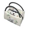 West Highland White Terrier Dog In Floral Gold Wreath Insulated Lunch Bags for Westie Pet Lover Portable Cooler Thermal Bento