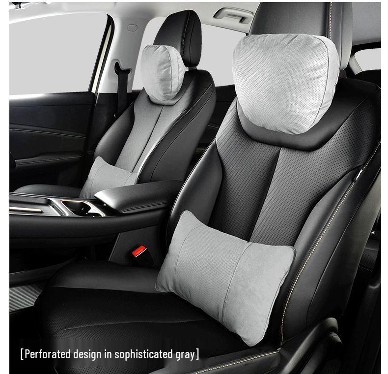 All-Season Soft Car Neck Pillow & Lumbar Support for Maybach
