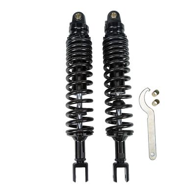 2pcs 8mm Spring 375mm Motorcycle Rear Shock Absorber Universal Fit for Most Motorcycles