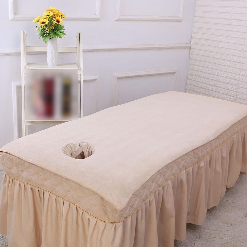 Superfine Fiber Soft Beauty Salon Bed Towel With Hole SPA Massage Bed Table Cover Massage Physiotherapy Thicken Bath Towel