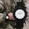 Men  Quartz Watch Nylon Watches Canvas Strap Casual Sports Wristwatch