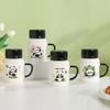 Panda Mug High Precision Cartoon Ceramic Cup with Lid for Boys and Girls' Souvenir Wedding Gift