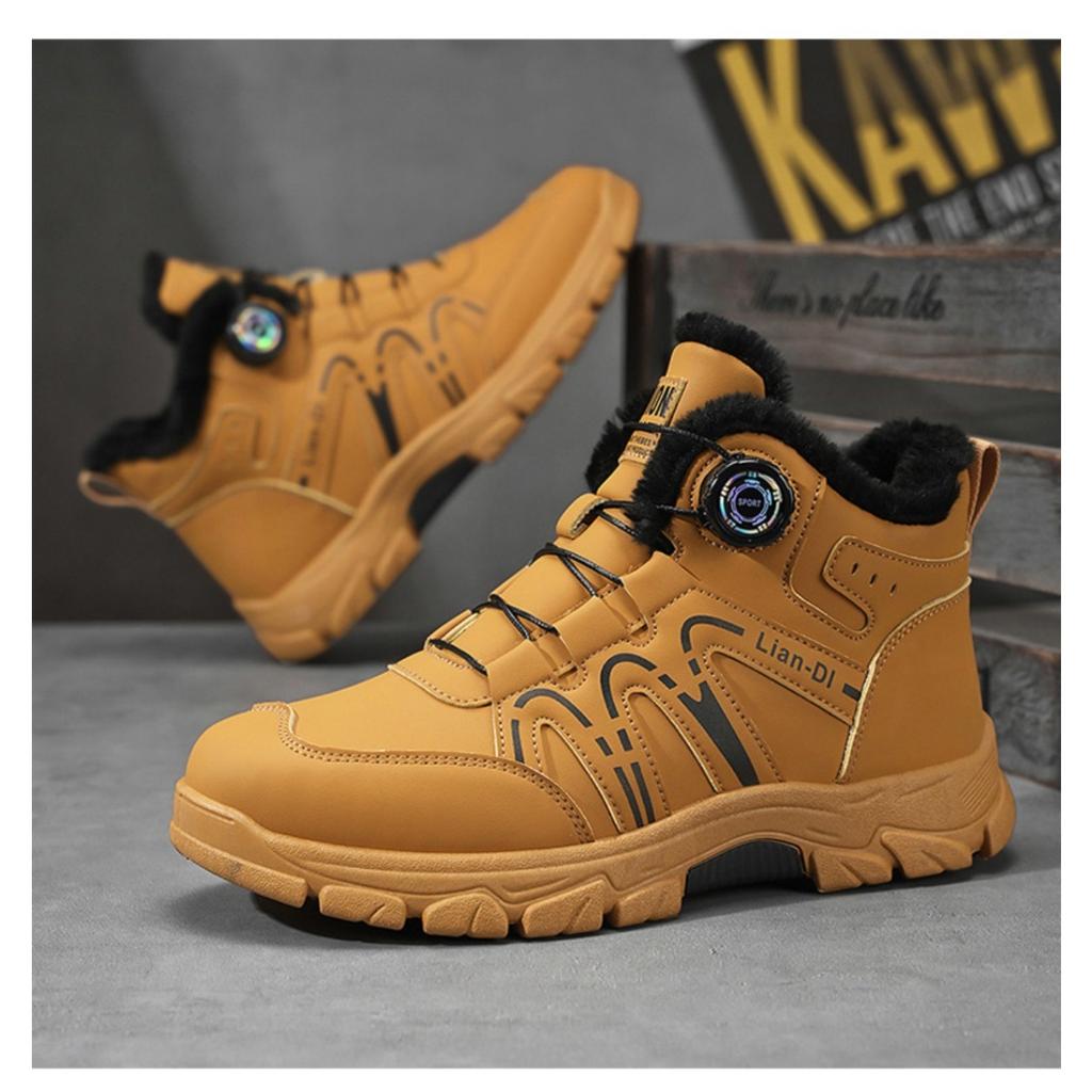 Velvet Shoes, Thick Shoes, Cotton Shoes, Men's Shoes, Warm Shoes, Martin Boots, Breathable, Casual Shoes, Sports Shoes
