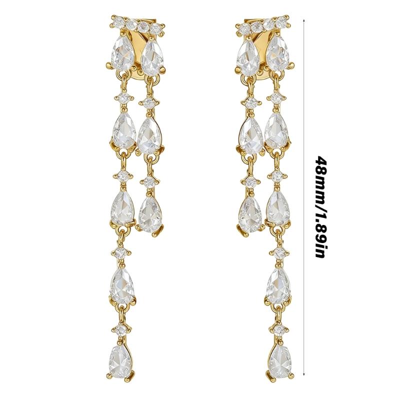 Elegant Droplet Ear Clip Decorative Charm Buckle For Freeclip 2 Headphone Comfortable Fit Secure Hold For Daily Use