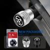 4 Pezzi Tappi Stelo Valvola Pneumatico Auto Alta Qualità Antipolvere Impermeabile Copertura Ruota EWDFG5 per Camry RAV4 Hilux Prius Corolla Yaris