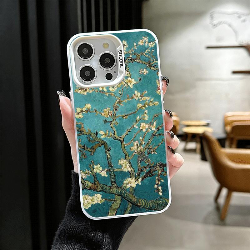 Van Gogh Oil Painting Aesthetics Shockproof Phone Case for iPhone 17 Air 16 16E 15 Pro Max 14 Plus 13 Mini 12 Back Cover Anti Fa