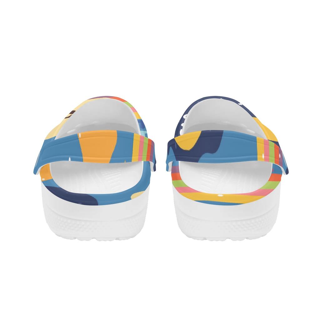 Graphic Printed EVA Clogs Slippers Women Men Easy Clean Lightweight Slip On Casual Sandals Lightweight Soft Sole Summer Daily Wear