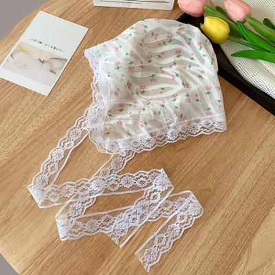 סרט שיער תחרה סרט משולש תחרה סרט ראש צעיף ראש עצלני צעיף ראש הכל-באחד הגנה מהשמש צעיף ראש סרט ראש נשים צעיף ראש