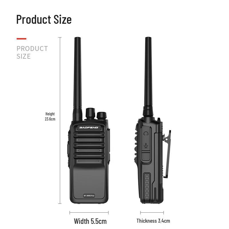 BAOFENG BF-888S Plus Walkie Talkie (CN Version)