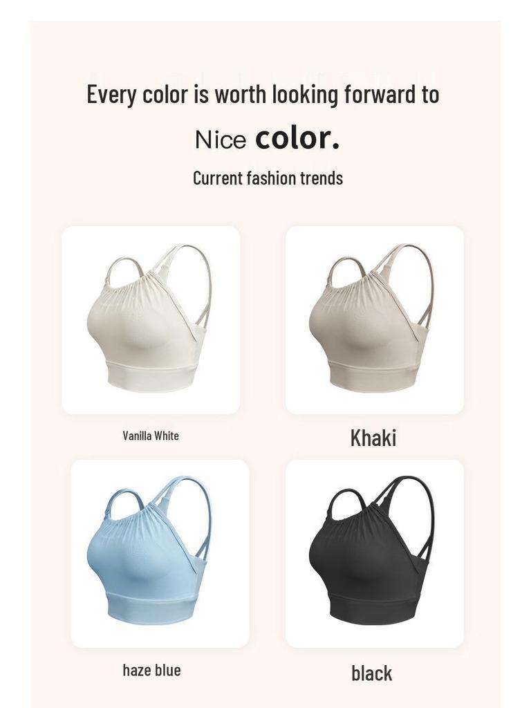 Women's Summer Yoga Bra: Sleeveless Two-Piece Mesh Sports Camisole