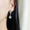 ZAKOL Korean Fashion Cubic Zirconia Pearl Dangle Earrings for Women Luxury Engagement Wedding Party Jewelry Gifts EP5125