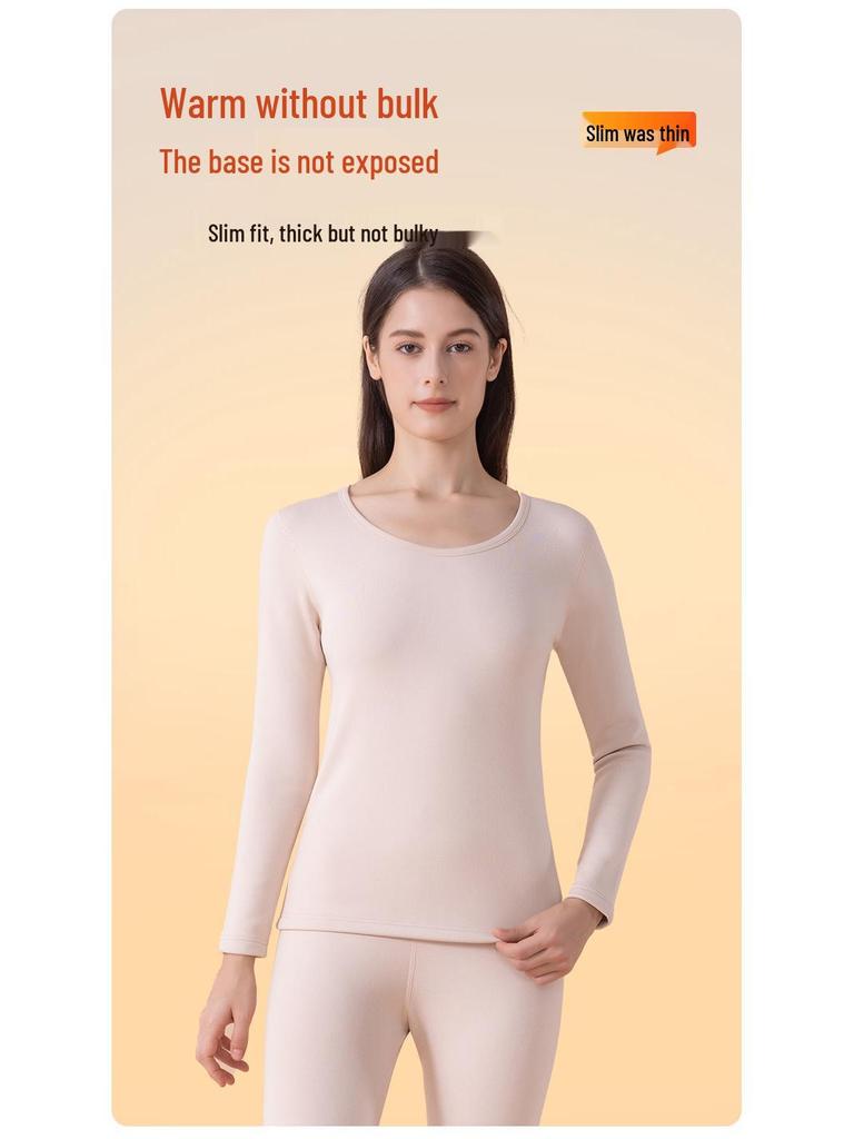 Damen Ultraweiches Thermounterwäsche-Set: Fleecegefüttert, extra dick, wärmeerzeugender Samt für Winter 2025.