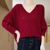 Women's Cashmere Sweater Qinghe Cashmere 30% Cashmere 70% Wool Autumn and Winter Cashmere Pullover Hand-woven Soft and Warm