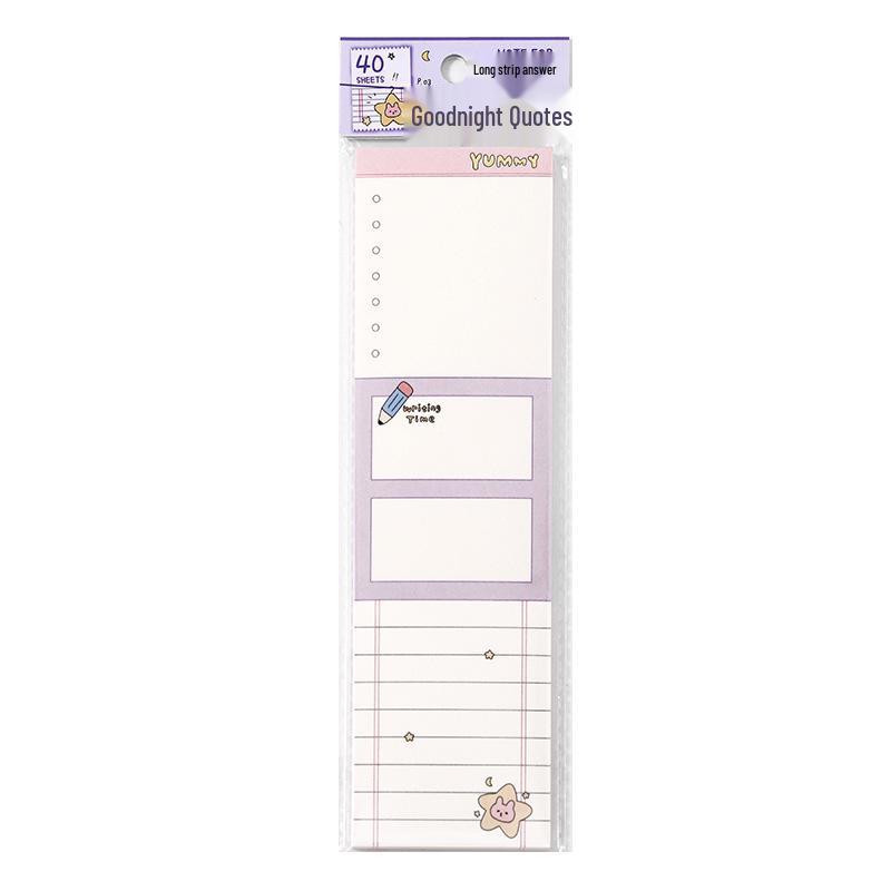 Happy Ramblings Sticky Notes: Fresh Cute Illustration Memo Pad