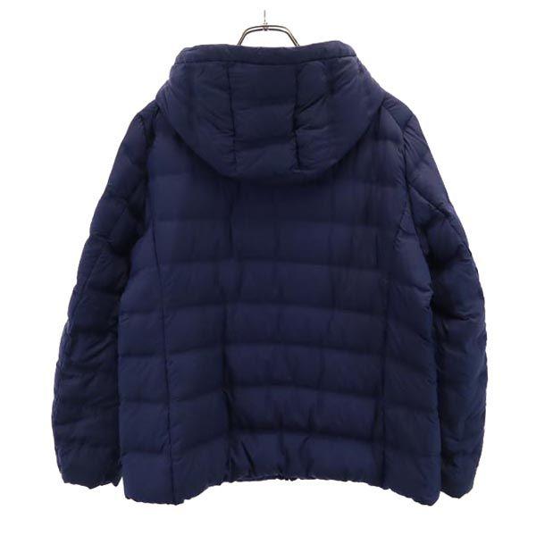 UNIQLO seamless Down jacket XL Navy system hood Women Used
