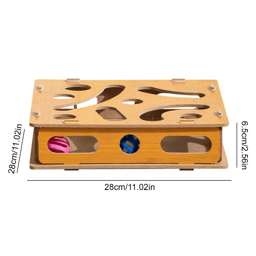 

Cat Nail File Enrichment Box Kitten Toy Nail File Clipper Kitten Clippers Puzzle Scratcher Box For Indoor Outdoor Exercise