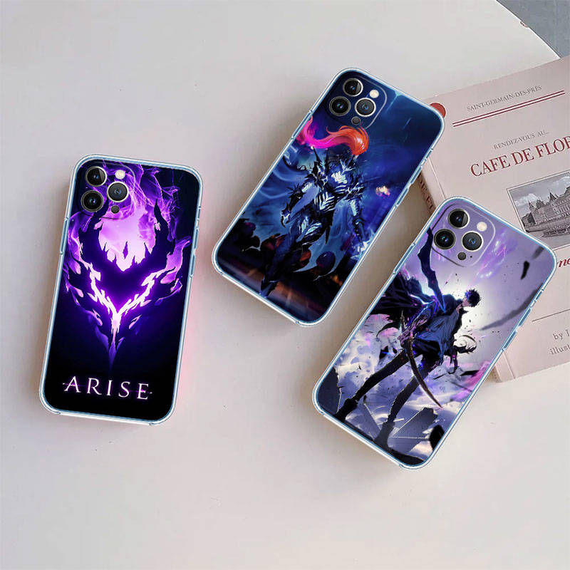 JO51 Solo Leveling Handyhülle für Motorola E22S E7 G6 G7 G8 G9 Plus Power Play G10 G20 G04 E30 E40 E22 E20 E13 G22 G23 G Stylus Play