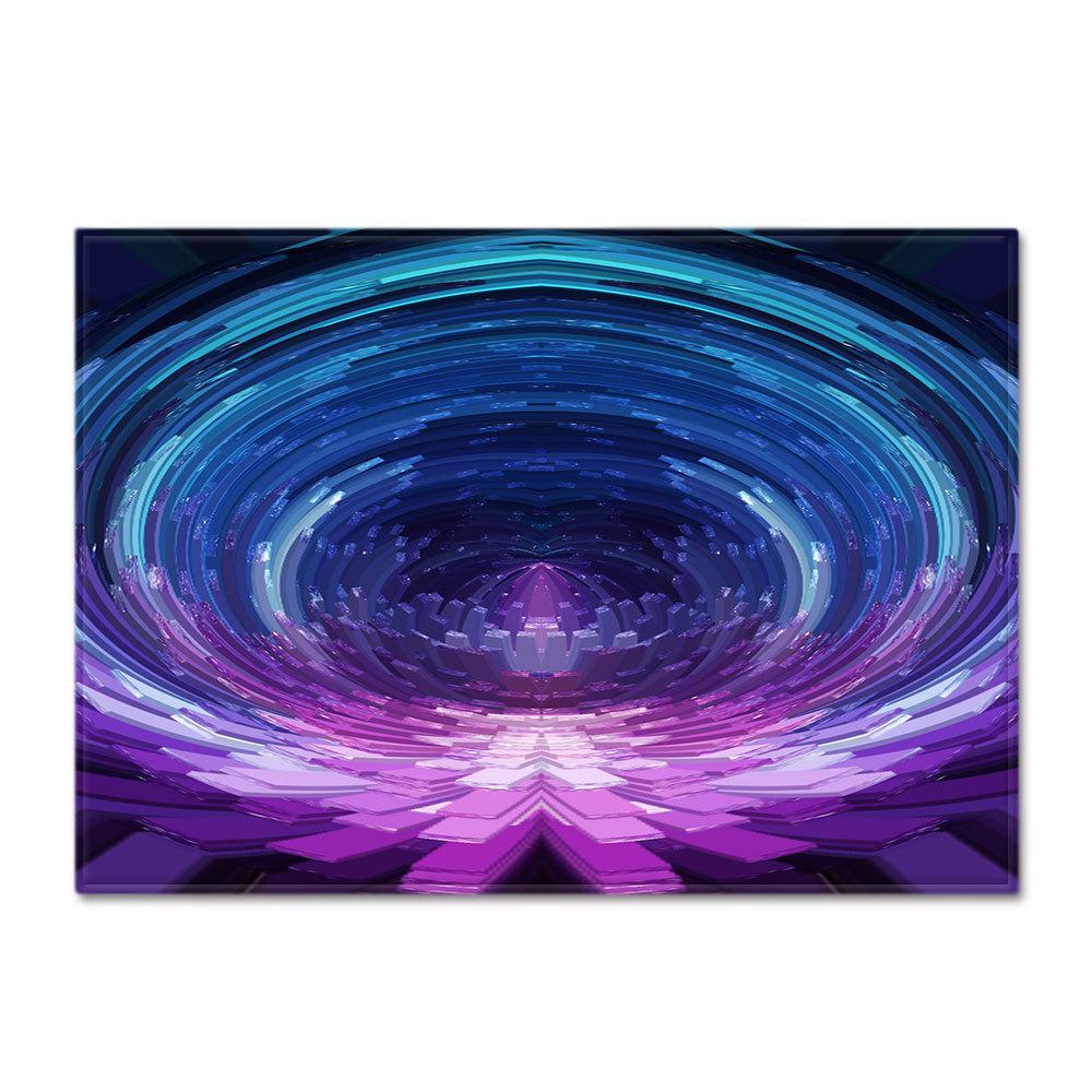 Gradual Change Large Carpet Feather Wind Bedroom Floor Mat