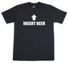 Insert Beer Drinking Funny Mens Pub Bar Funny Mens Regular Fit Cotton T-Shirt