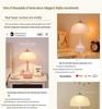 Nordic Minimalist Dimmable Glass Bedside Lamp: Modern, Warm, and Eye-Protecting