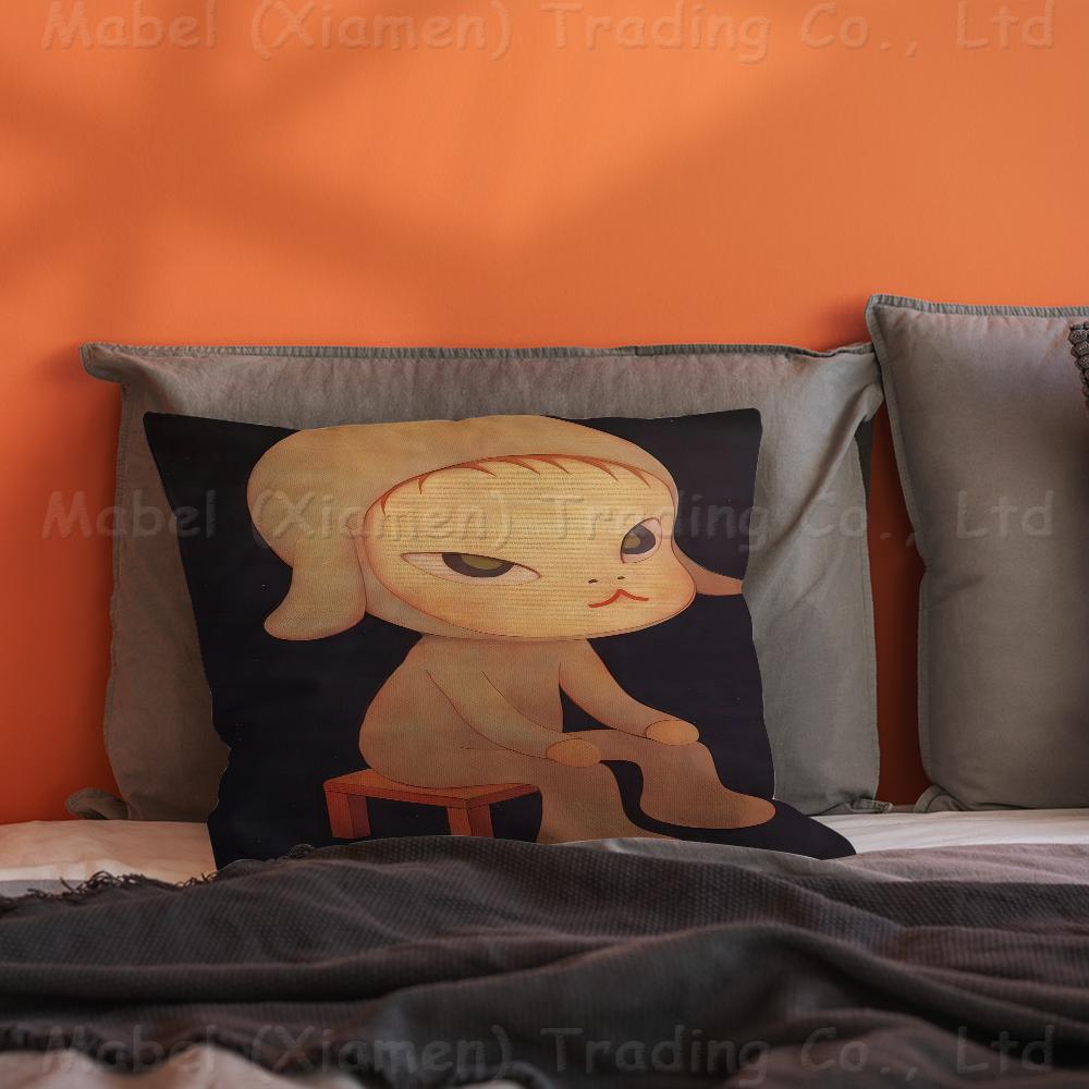 Sleepwalking Dolls Yoshitomo Nara Personalized picture text home decorative pillows Household Gifts xcm