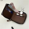 Men Zipper Wallet Bifold PU Leather Large Capacity Wallet Card Holder Coin Pocket Cash Slot Short Wallet for Men