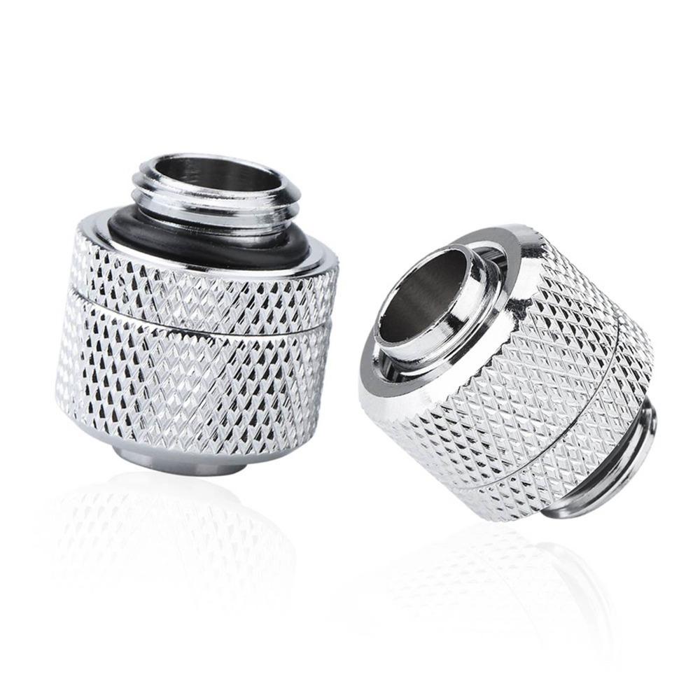 2PCS Two Touch Design Water Cooling Fitting Tighten O-Ring Compression Fitting PC Water Cooling