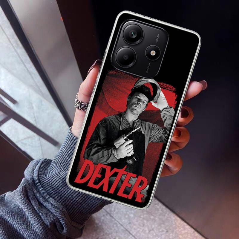 TV Show Dexter Morgan Phone Case For Xiaomi Redmi Note 10 11 12 13 14 15 Pro Plus 11S 12S 14S 11T 11E 10S Soft TPU Back Cover Re