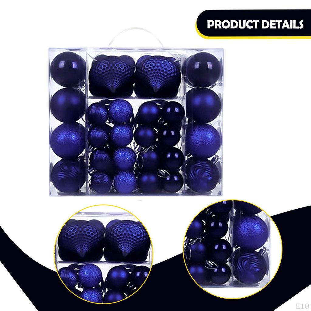 48 Tropfenförmige Weihnachtskugel-Ornamente Baumschmuck für Hochzeit