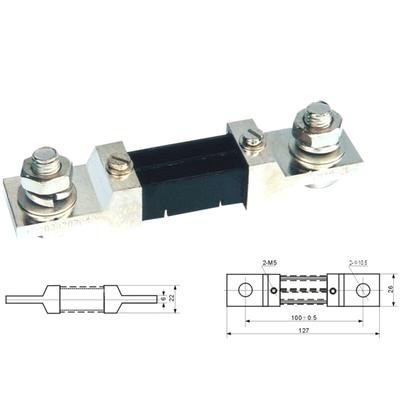 DC 300A/75mV Setpoint Shunt Resistore Amperometro digitale Calibro AMP Misuratore da pannello Shunt