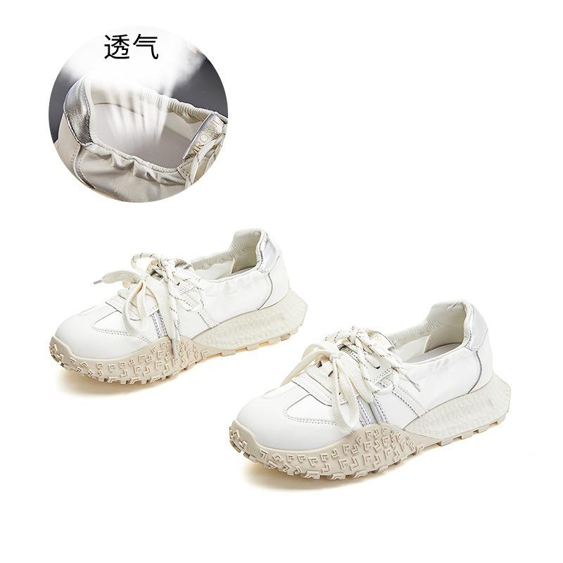 Leather Women's Summer New Casual Versatile Shoes Children's Platform Sports Shoes Breathable Women