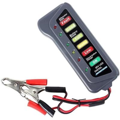 12V Battery Tester - Universal - Digital - Diagnostic Tool - Car and Motorcycle