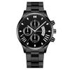 Popular Fashion Calendar Three-Eyed Men's Watch Men's Watch Steel Belt Quartz Watch Manufacturer Spot