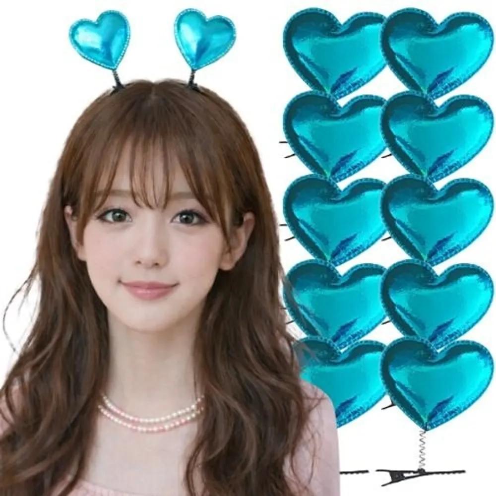 10 Aqua Heart Hairpins Spring Pins Group Events Amusement Parks Concerts Sports Days