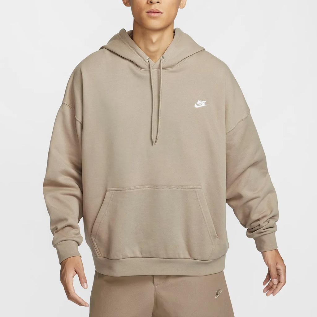 Nike Club Casual Comfortable Soft Hoodie Men Hoodies Khaki HJ1817-247