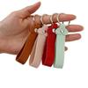 Cross-Border Multi-Functional Macaron Leather Car Keychain: Personalized, Creative, Multi-Color Metal Design.
