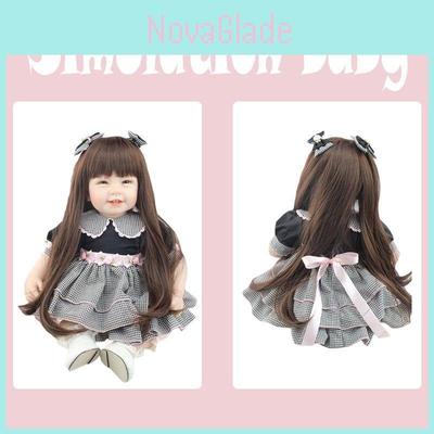 Npk Cute Smiling Face Realistic Baby Doll For Pretend Play And Girls' Gifts