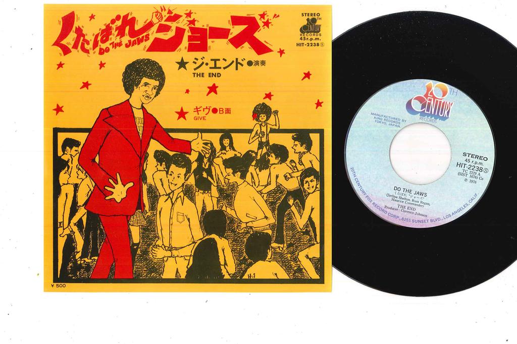 7inch Record END - Do The Jaws / Give HIT2238 20TH CENTURY Japan Soul/Funk Used