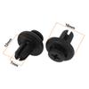 uxcell Plastic Rivets Fasteners Push Type Fender Clips 7mm Holes 10pcs