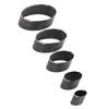 5Pcs Hollow Leather Punch Die Set Storage Box Hollow Punch Cutter  For Handmade DIY Leather Craft