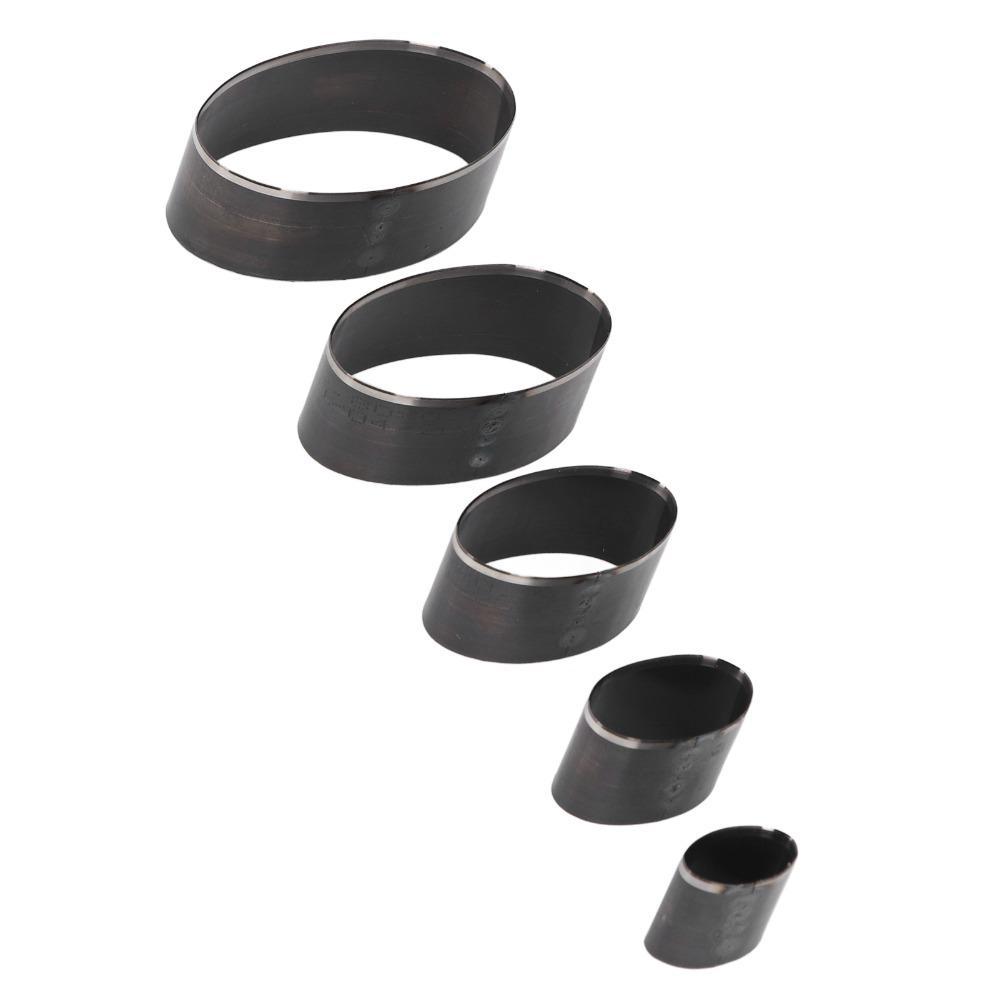 5Pcs Hollow Leather Punch Die Set Storage Box Hollow Punch Cutter  For Handmade DIY Leather Craft