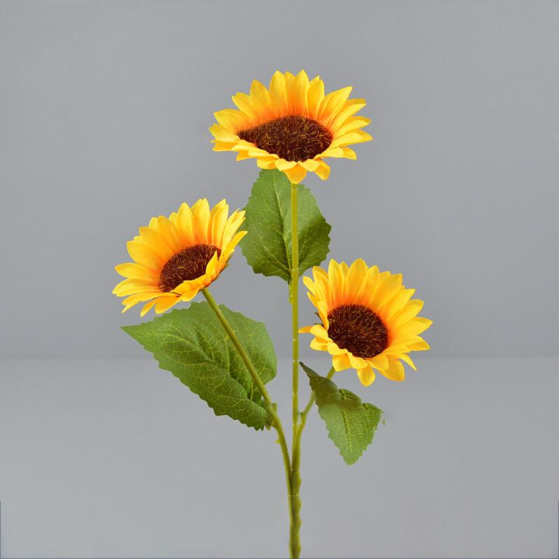 

Букет из искусственных подсолнухов, шелковый подсолнух, искусственный цветок, свадебные букеты своими руками, центральные украшения для вечеринок, рабочего стола, домашнего интерьера