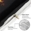 Fiery Dragon 3D Print Duvet Cover Set (1 Duvet Cover & 1/2 Pillowcase) Gothic Mythical Creature Bedding Set for Teen Boys Room